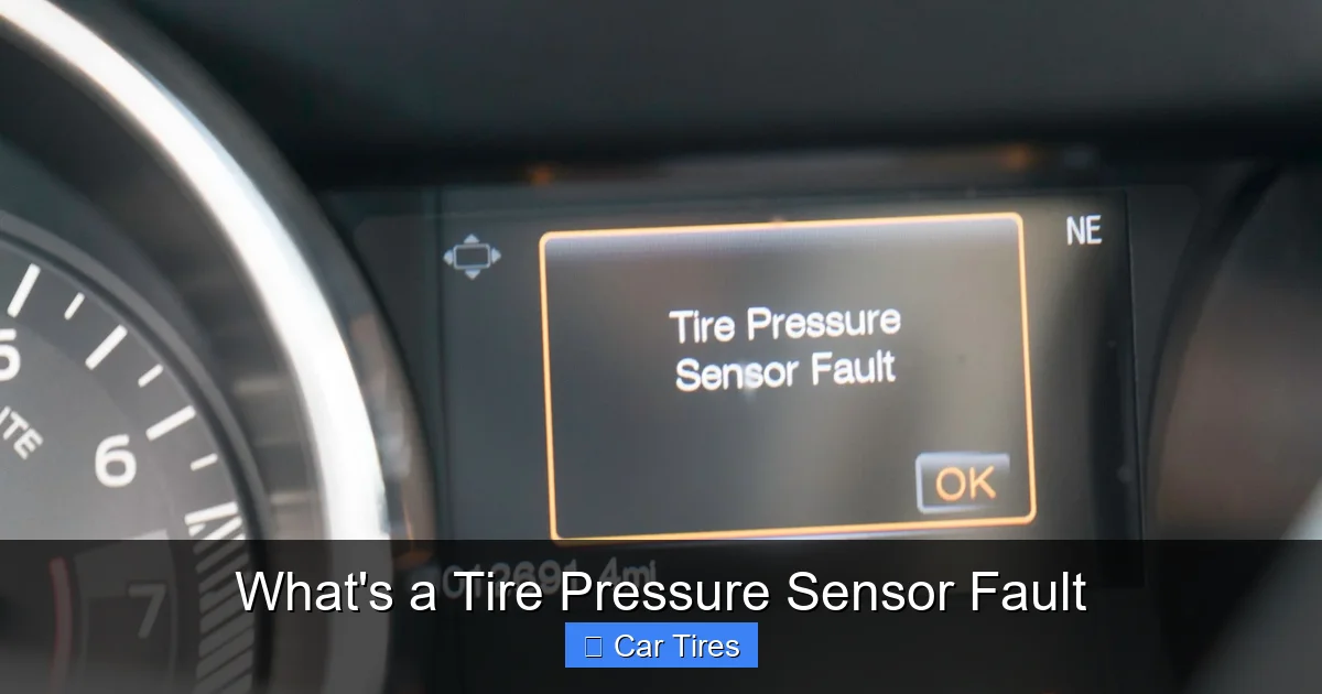 What's a Tire Pressure Sensor Fault