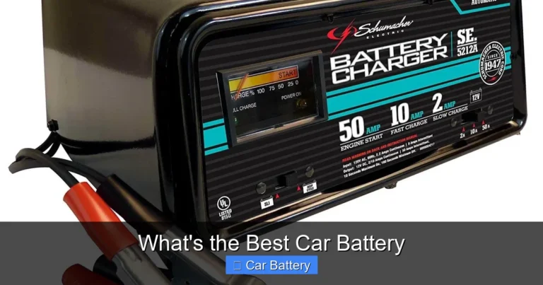 What's the Best Car Battery