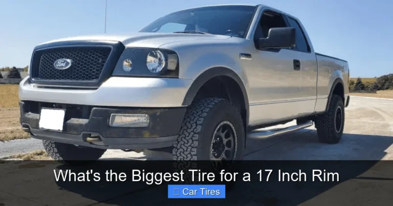 What's the Biggest Tire for a 17 Inch Rim