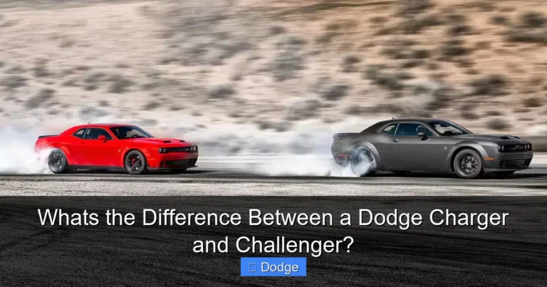 Whats the Difference Between a Dodge Charger and Challenger?