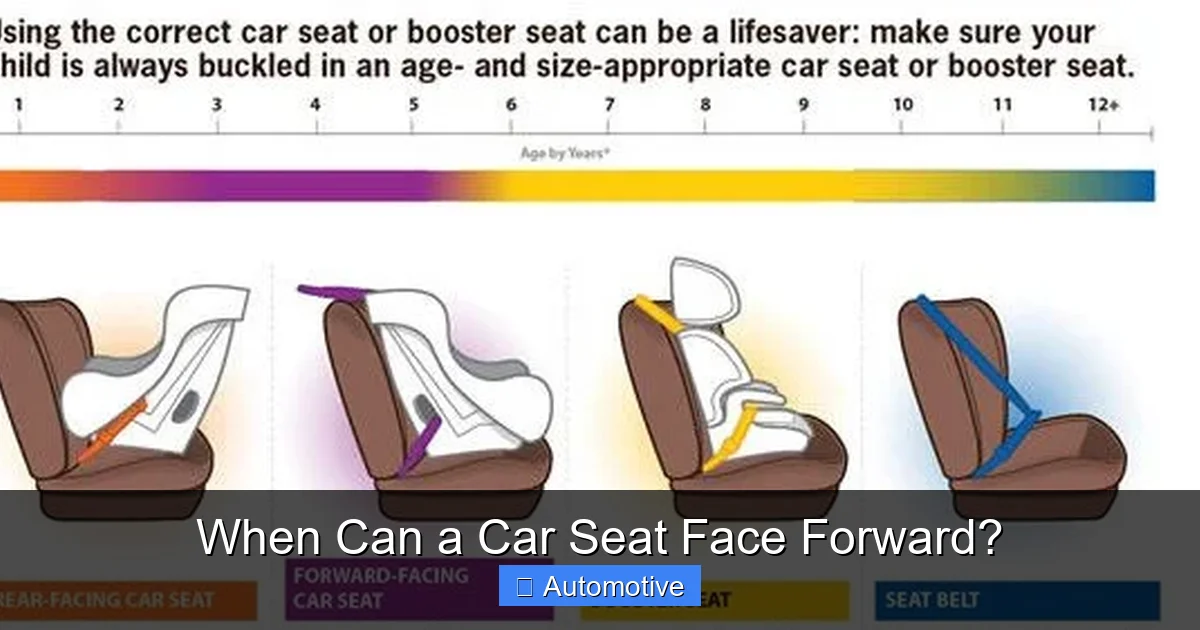 When Can a Car Seat Face Forward?
