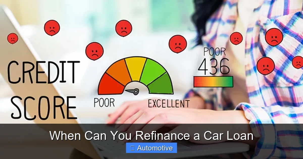 When Can You Refinance a Car Loan