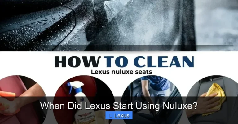 When Did Lexus Start Using Nuluxe?