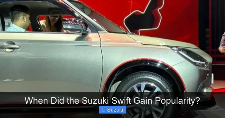 When Did the Suzuki Swift Gain Popularity?