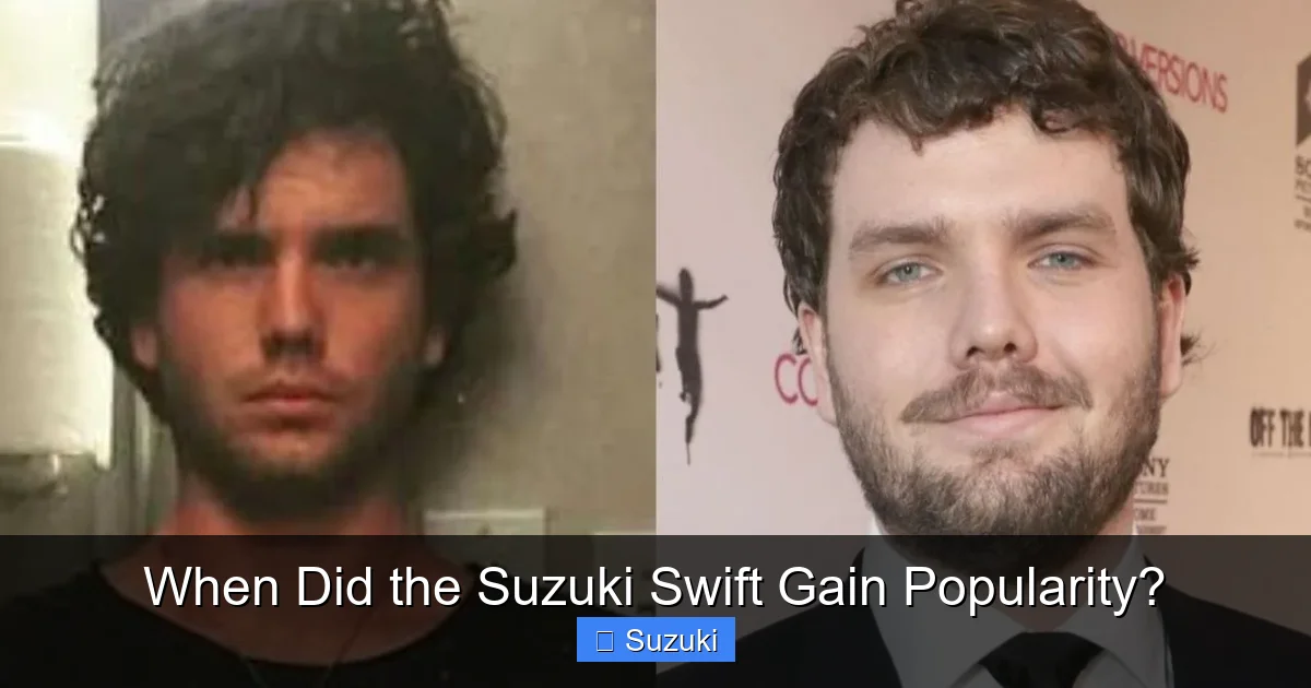 When Did the Suzuki Swift Gain Popularity?