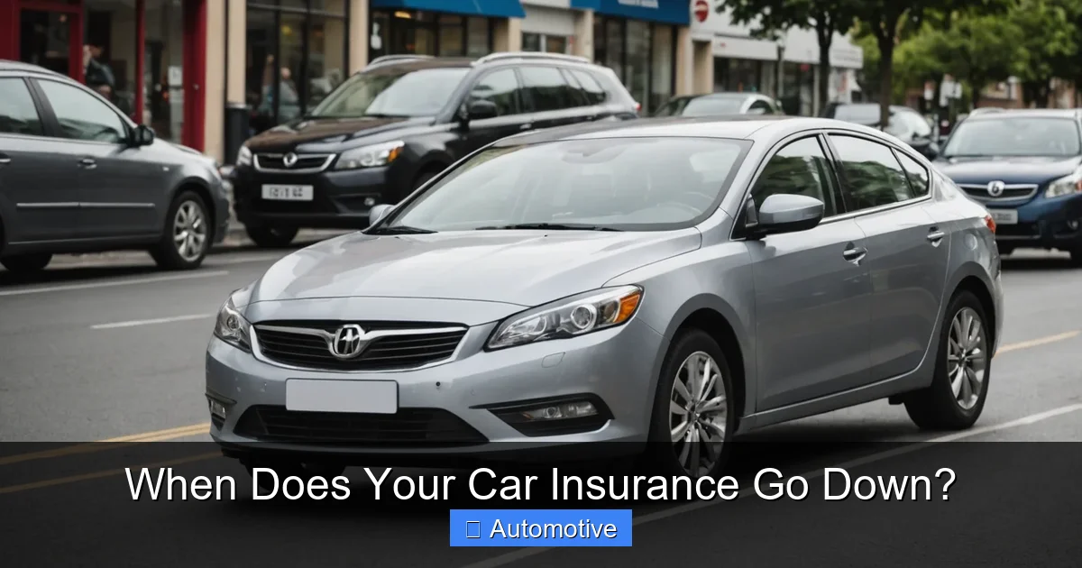 When Does Your Car Insurance Go Down?