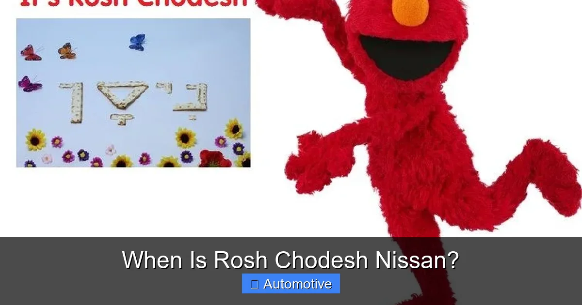 When Is Rosh Chodesh Nissan?