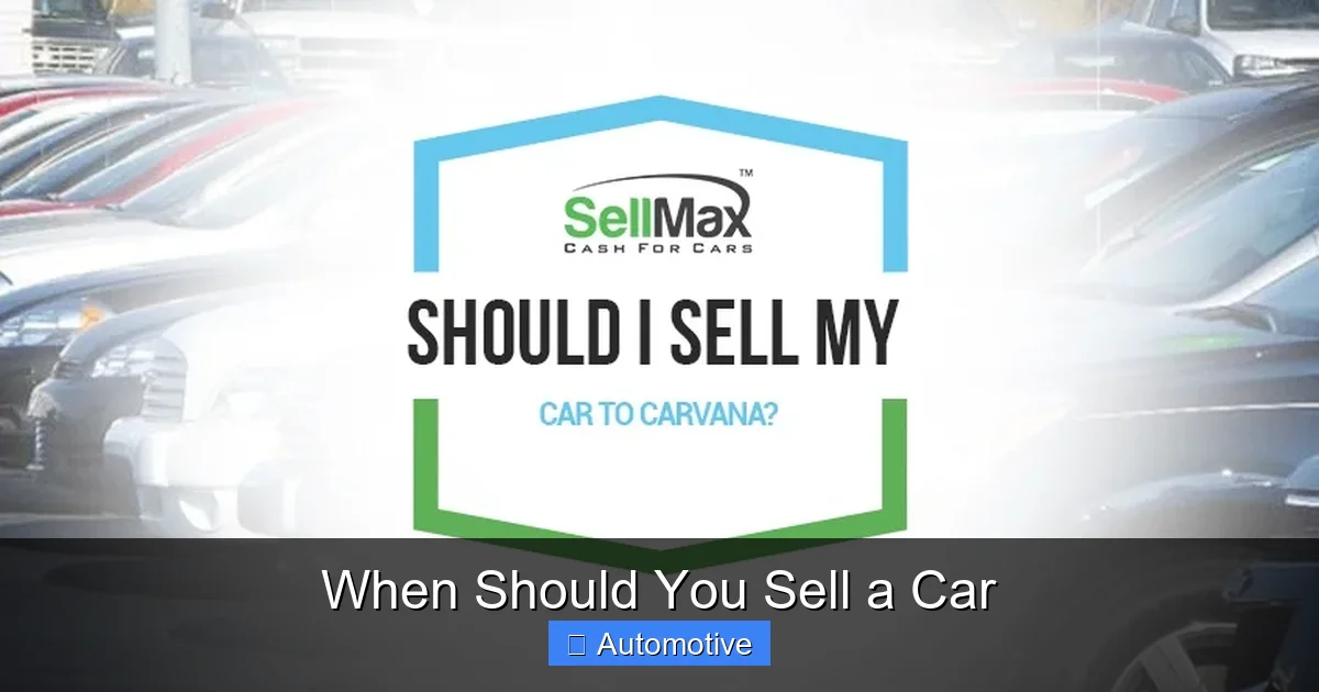 When Should You Sell a Car