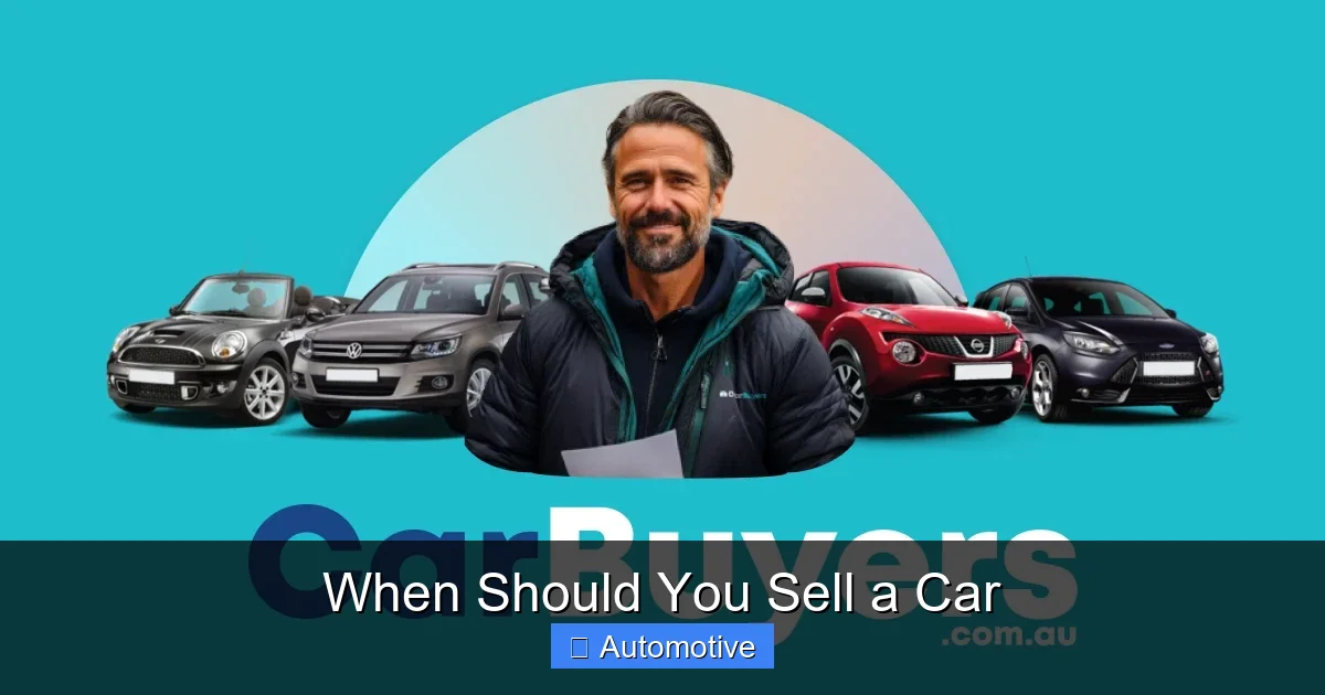 When Should You Sell a Car