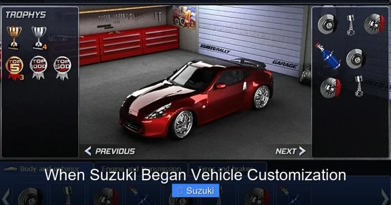 When Suzuki Began Vehicle Customization