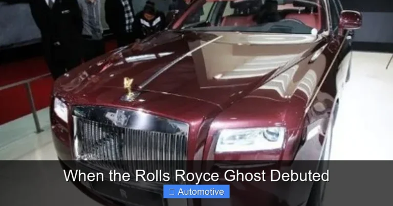 When the Rolls Royce Ghost Debuted