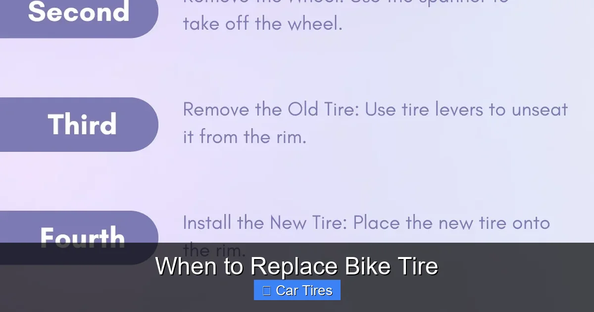 When to Replace Bike Tire