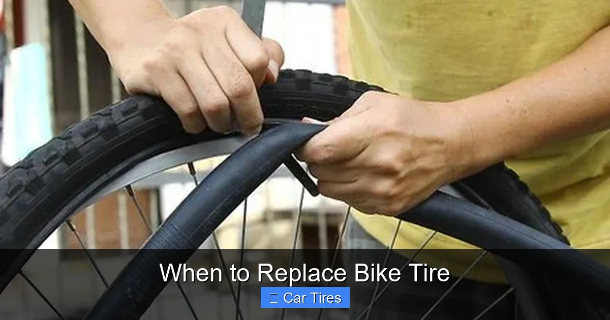 When to Replace Bike Tire
