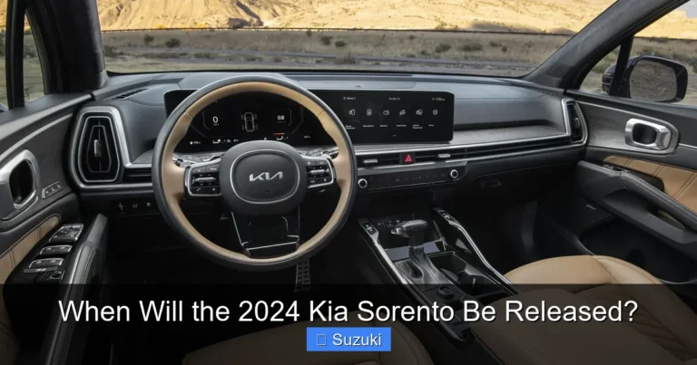 When Will the 2024 Kia Sorento Be Released?