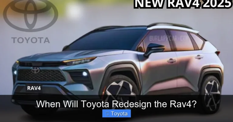 When Will Toyota Redesign the Rav4?