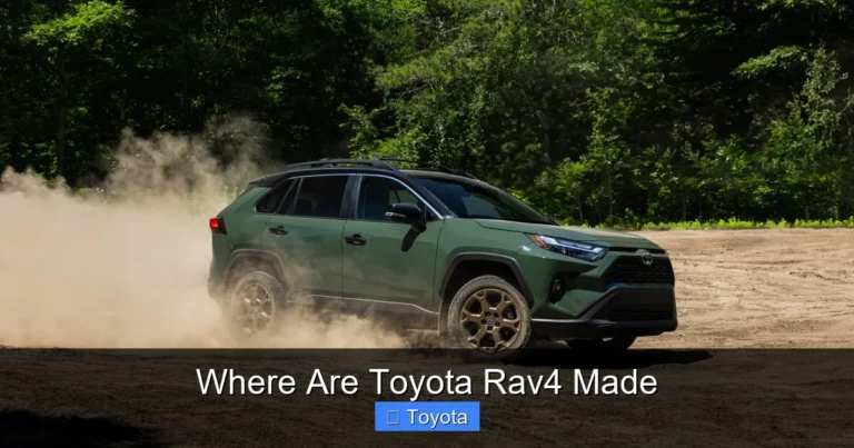 Where Are Toyota Rav4 Made