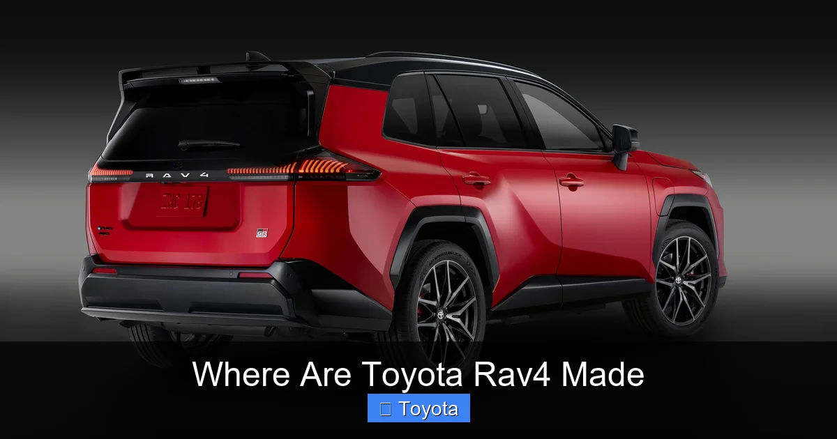 Where Are Toyota Rav4 Made