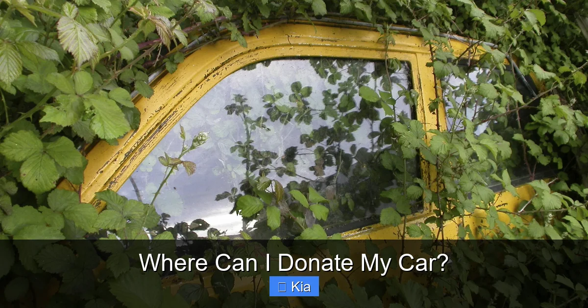 Where Can I Donate My Car?