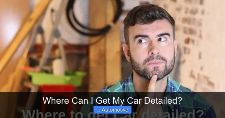 Where Can I Get My Car Detailed?