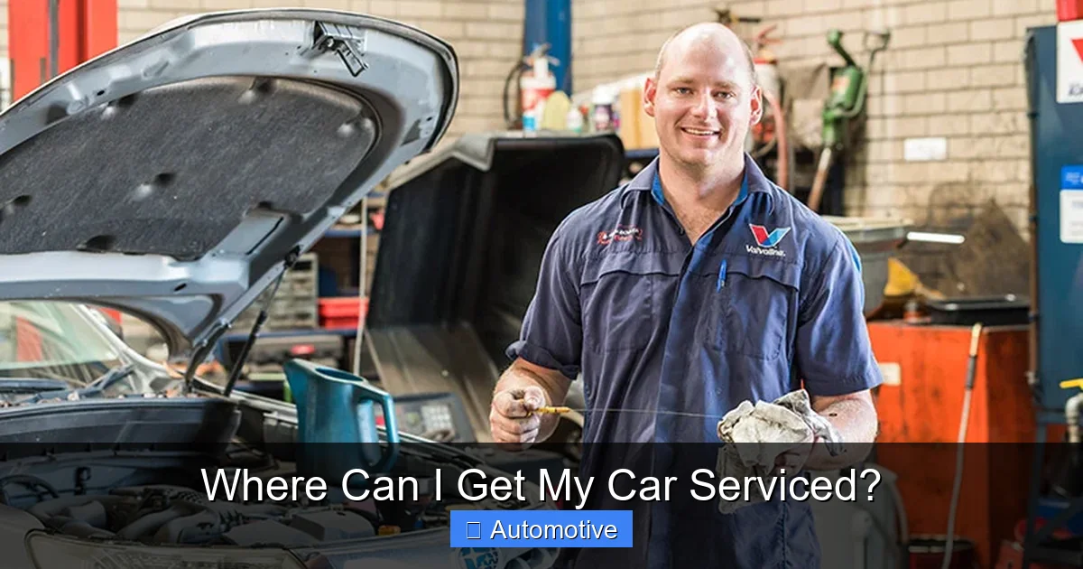 Where Can I Get My Car Serviced?