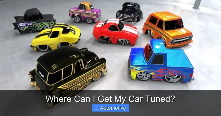 Where Can I Get My Car Tuned?