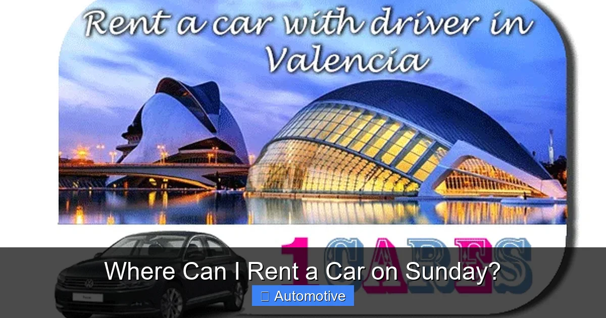Where Can I Rent a Car on Sunday?