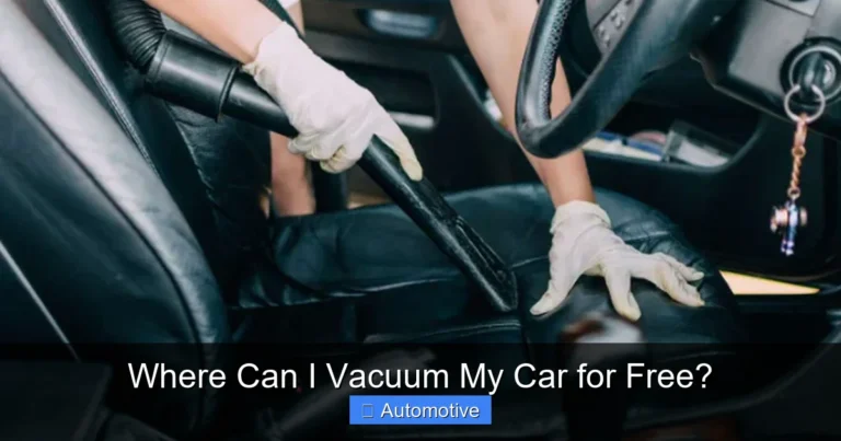 Where Can I Vacuum My Car for Free?