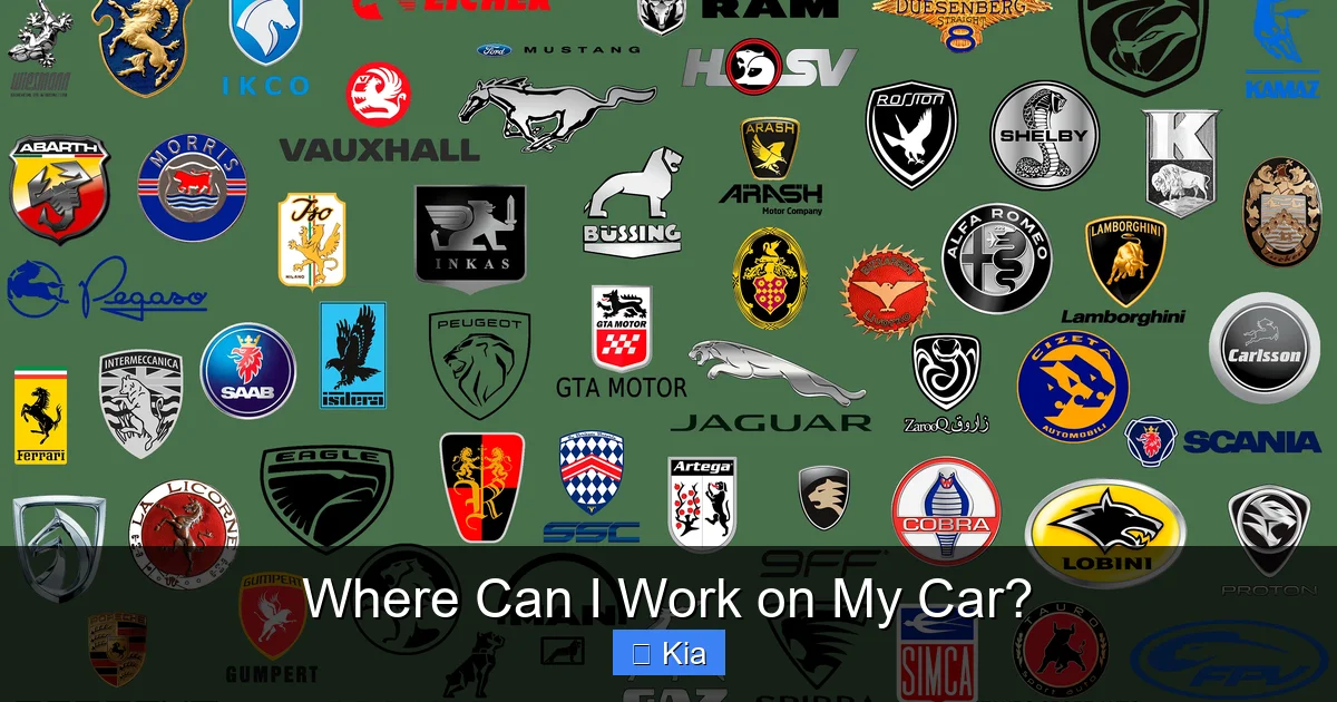 Where Can I Work on My Car?