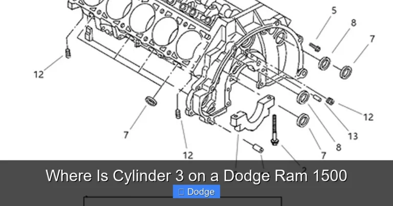 Where Is Cylinder 3 on a Dodge Ram 1500