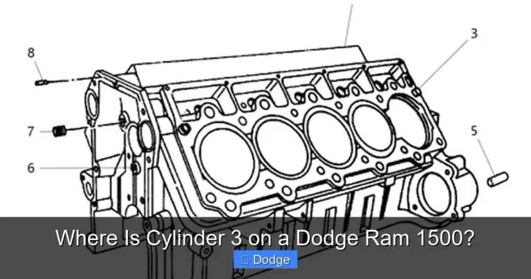 Where Is Cylinder 3 on a Dodge Ram 1500?
