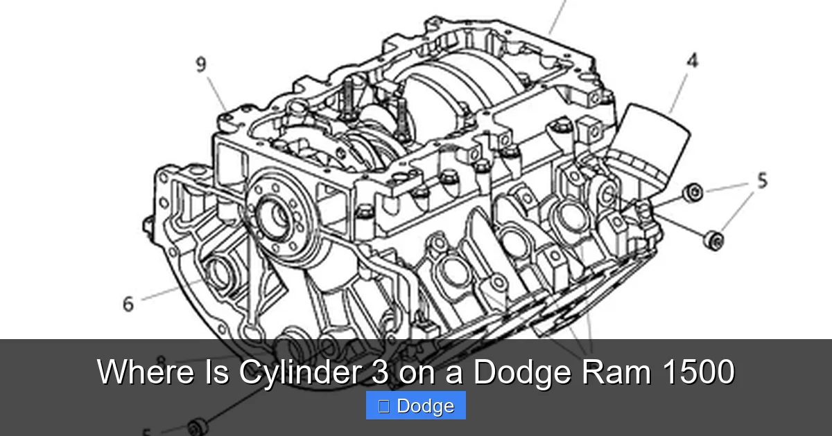 Where Is Cylinder 3 on a Dodge Ram 1500