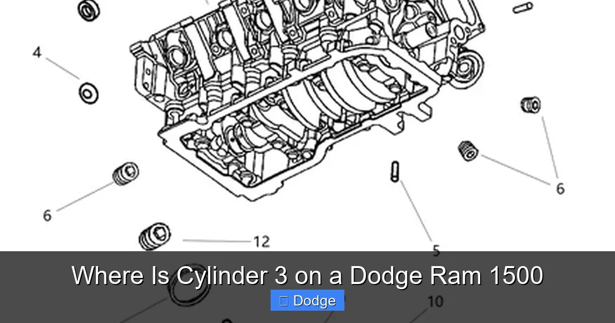 Where Is Cylinder 3 on a Dodge Ram 1500