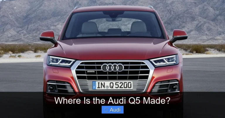 Where Is the Audi Q5 Made?