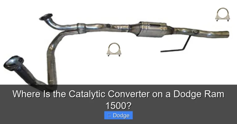 Where Is the Catalytic Converter on a Dodge Ram 1500?