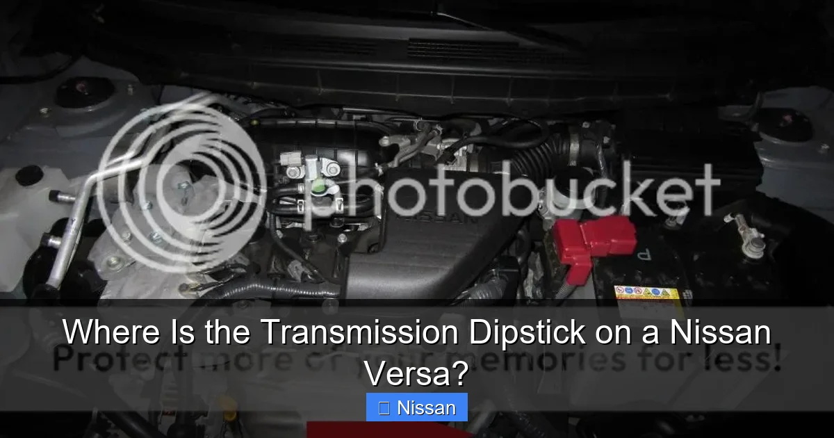Where Is the Transmission Dipstick on a Nissan Versa?
