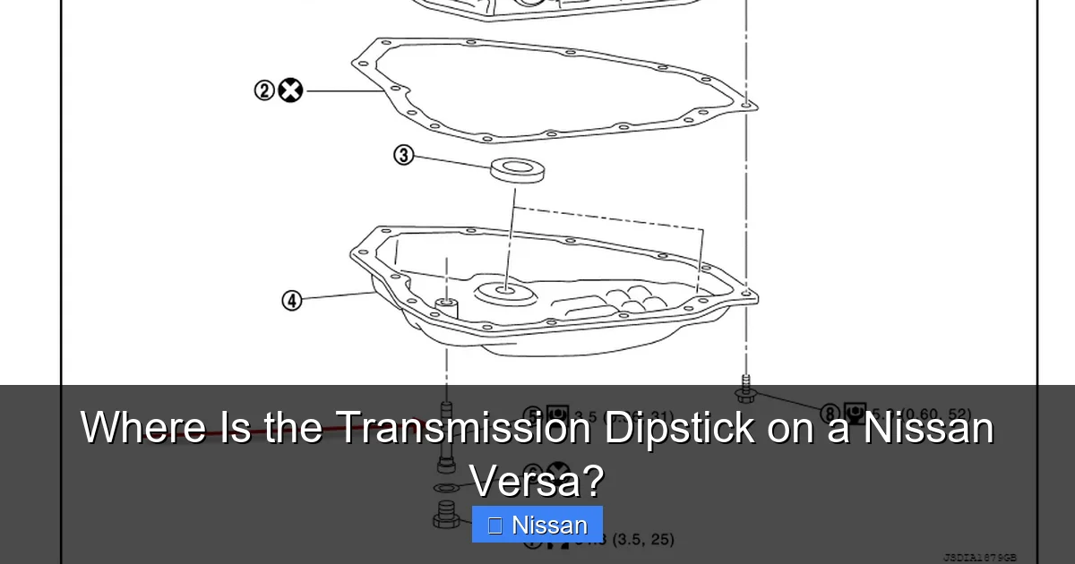 Where Is the Transmission Dipstick on a Nissan Versa?