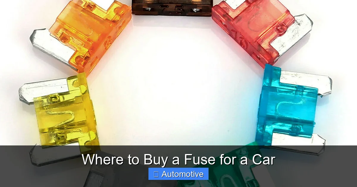 Where to Buy a Fuse for a Car