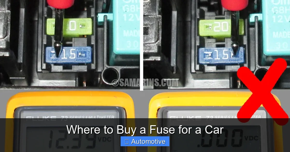 Where to Buy a Fuse for a Car