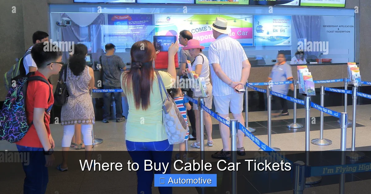 Where to Buy Cable Car Tickets