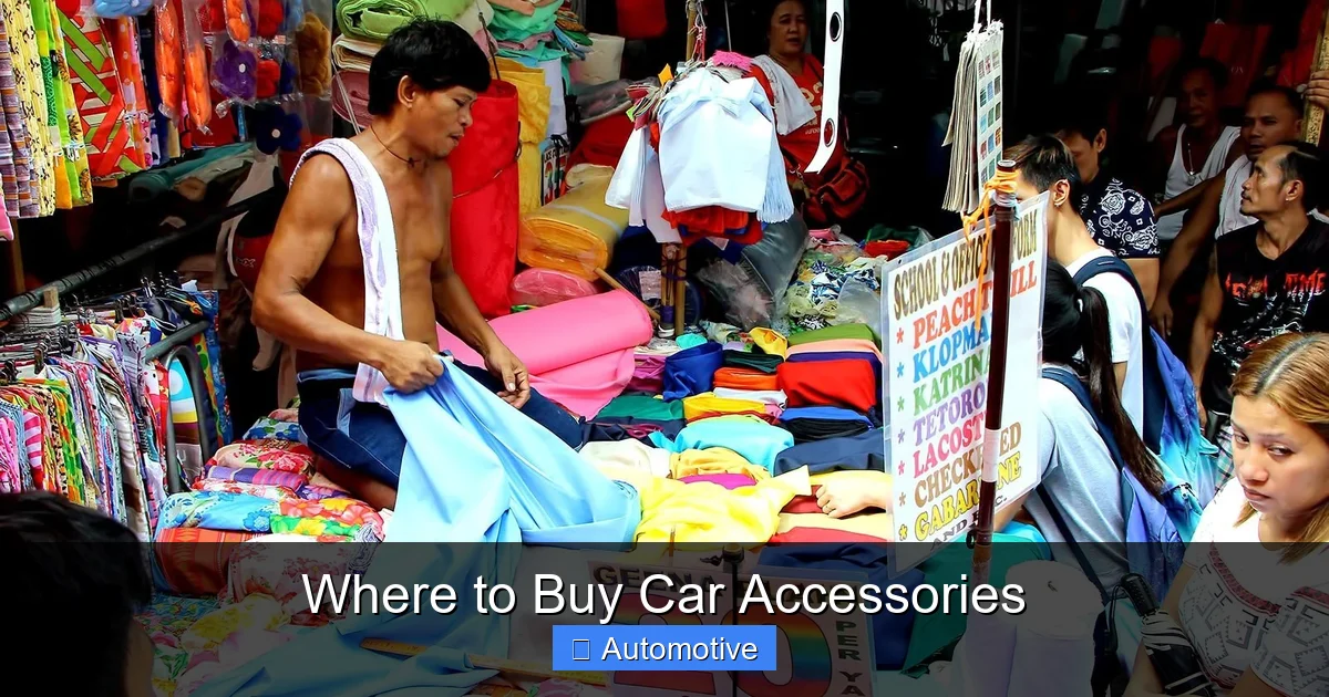 Where to Buy Car Accessories