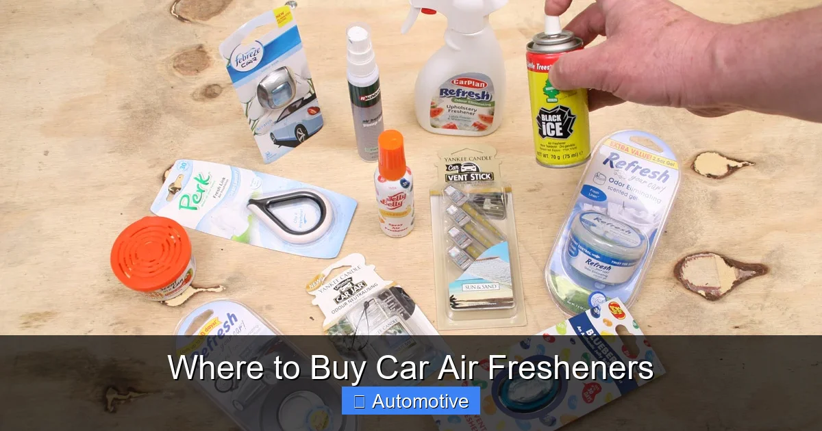 Where to Buy Car Air Fresheners