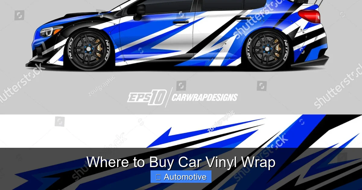Where to Buy Car Vinyl Wrap