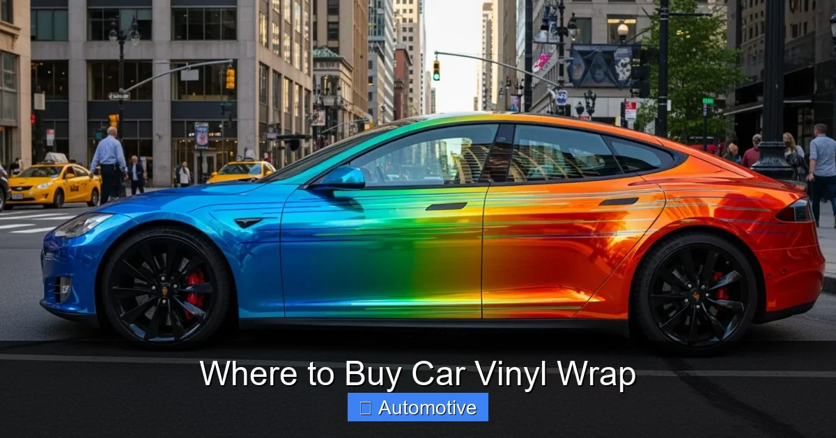 Where to Buy Car Vinyl Wrap