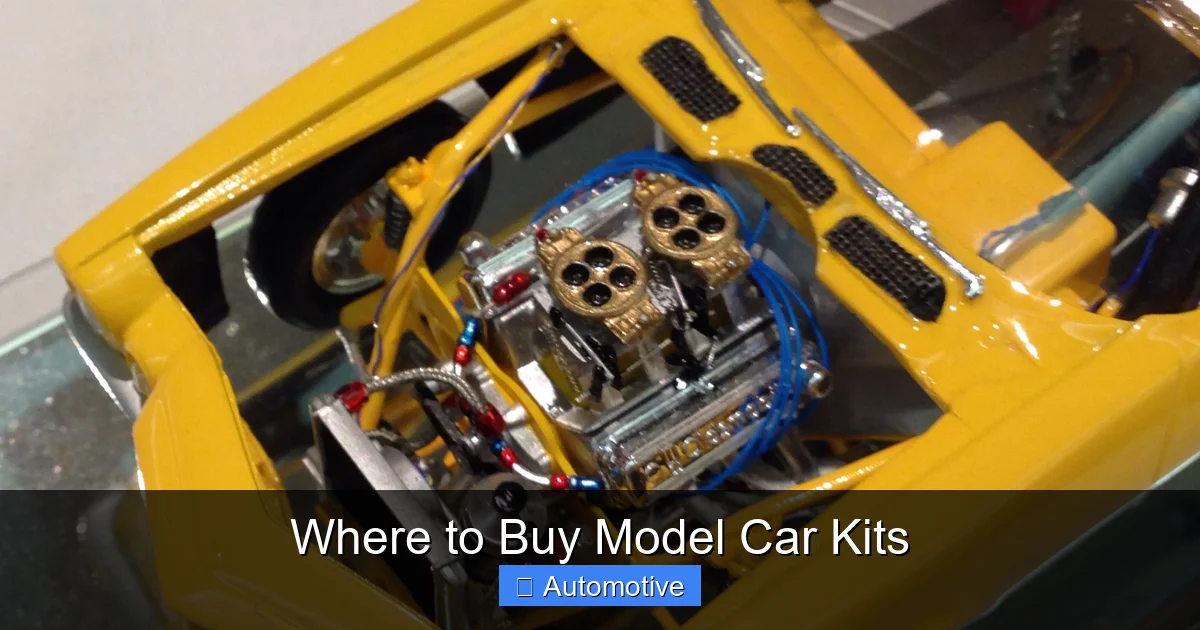 Where to Buy Model Car Kits