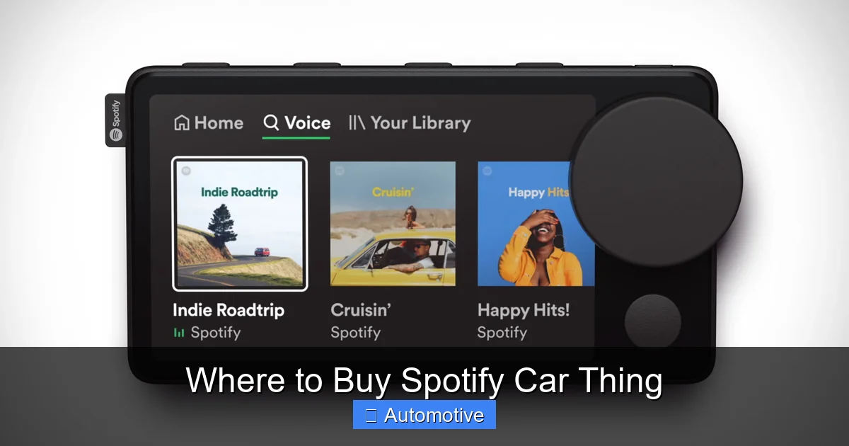 Where to Buy Spotify Car Thing