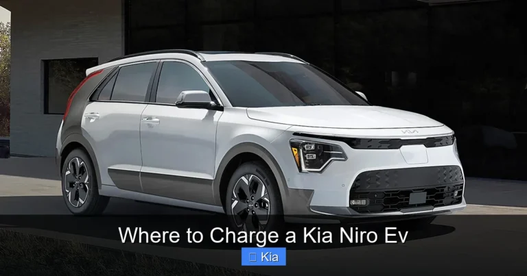 Where to Charge a Kia Niro Ev