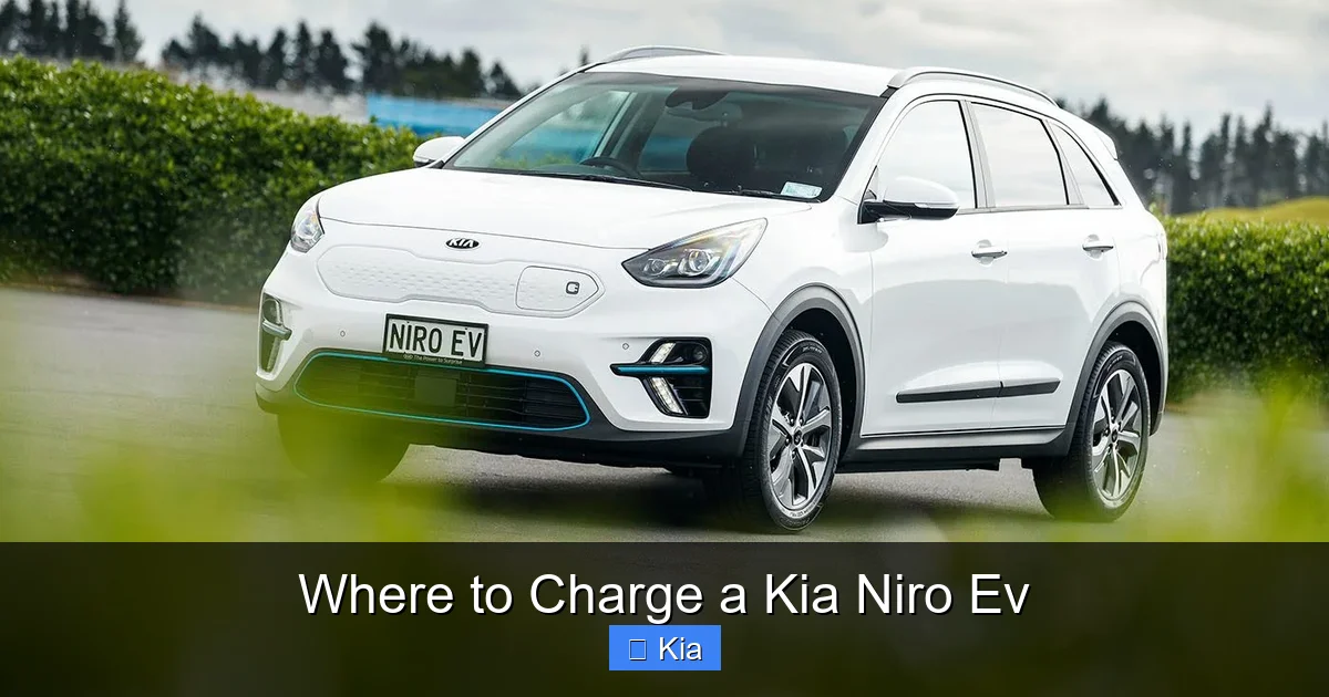 Where to Charge a Kia Niro Ev
