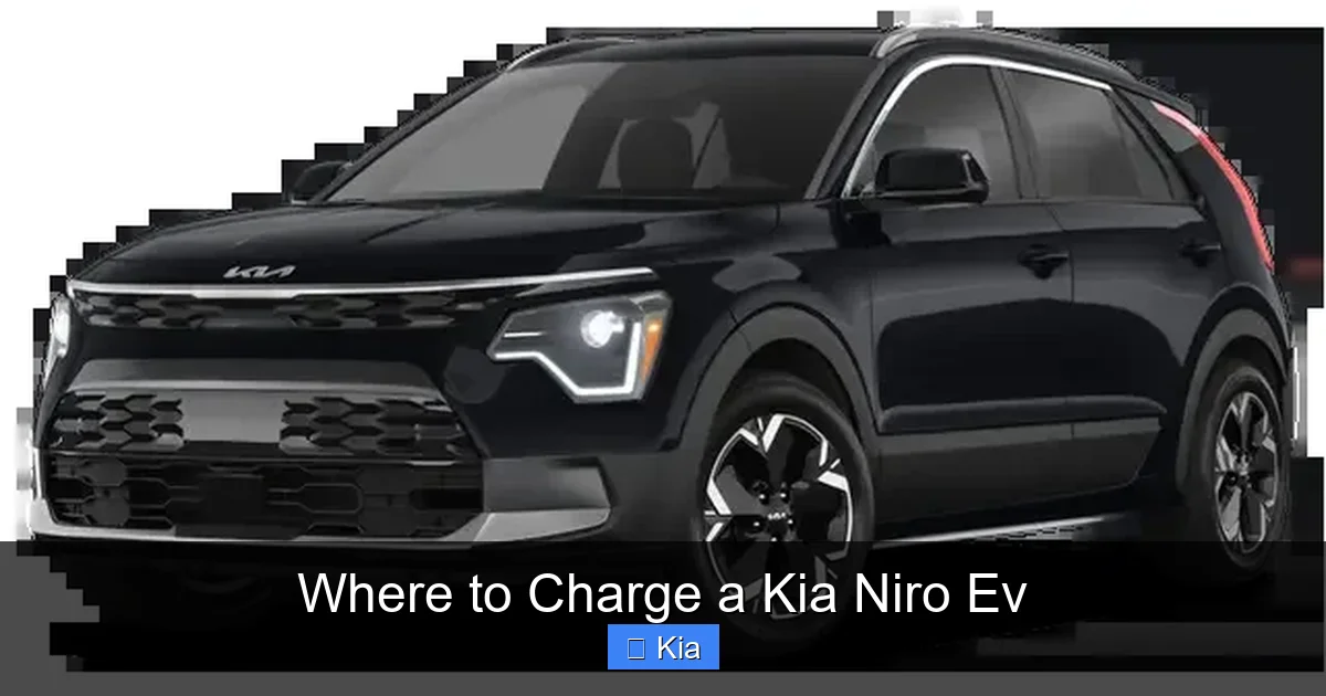 Where to Charge a Kia Niro Ev