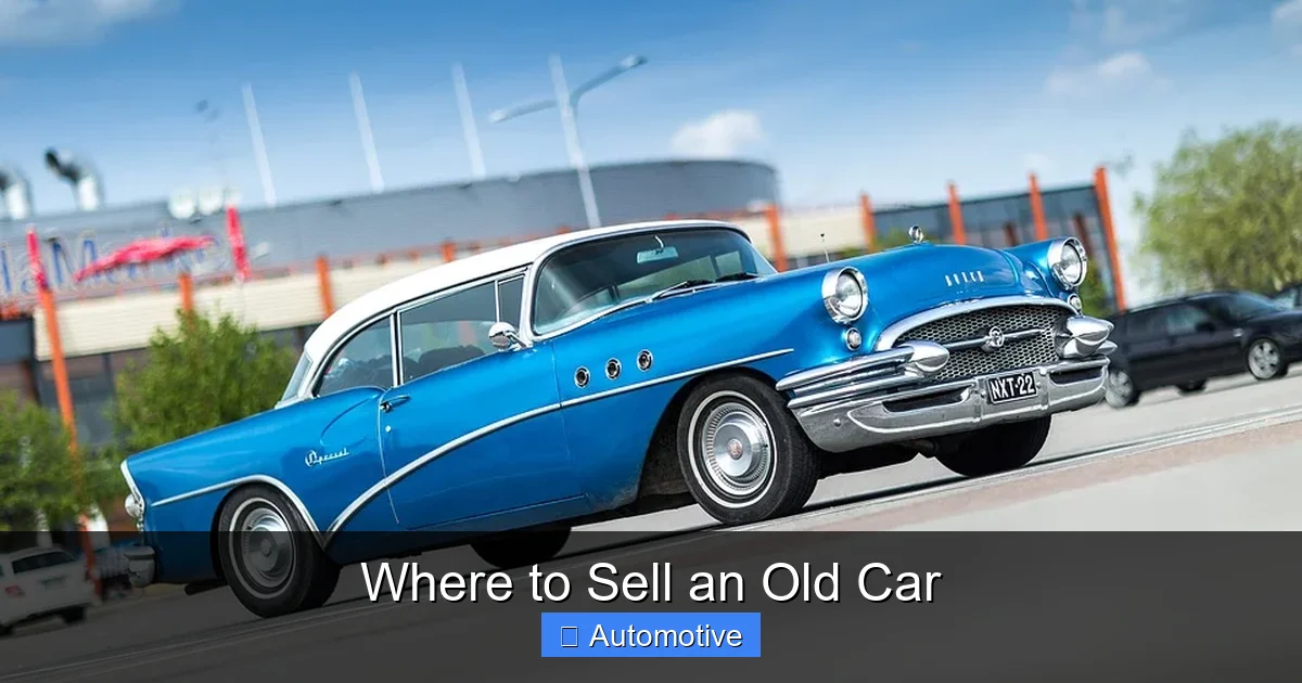 Where to Sell an Old Car