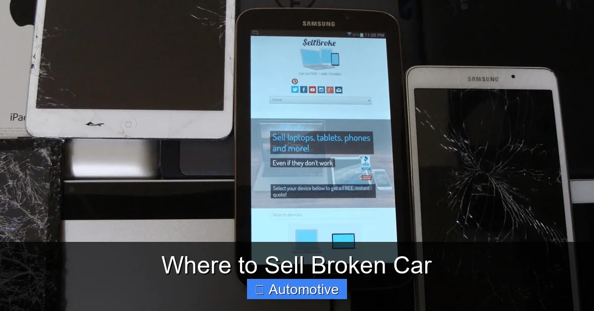 Where to Sell Broken Car